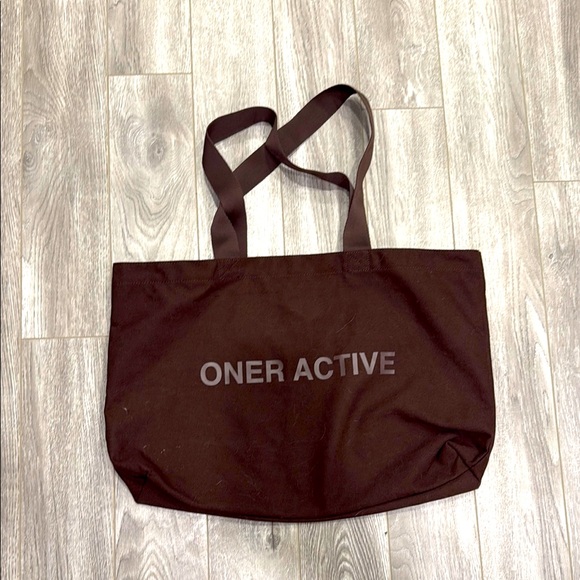 Oner Active Handbags - Oner Active Dark Brown Tote Bag